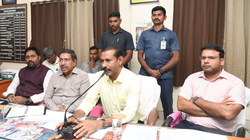 Municipal Minister reviews Gajuwaka Development Works